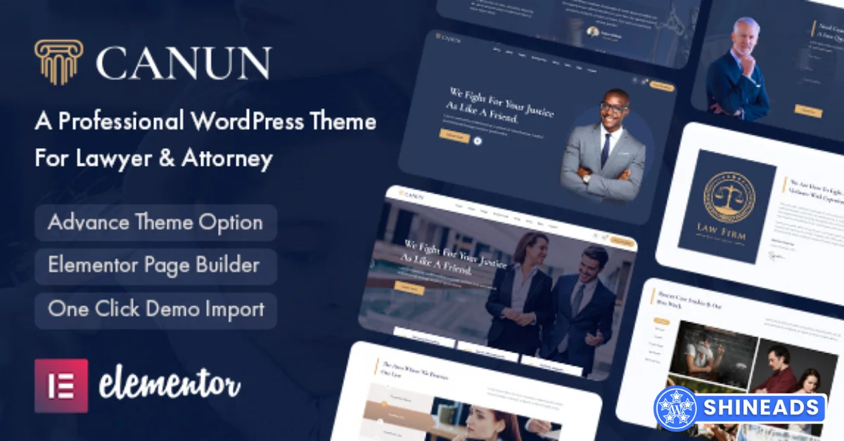 Canun – Lawyer & Attorney WordPress Theme Free Download v1.0.8