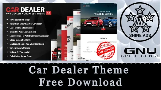 Car Dealer Theme Free Download v6.6