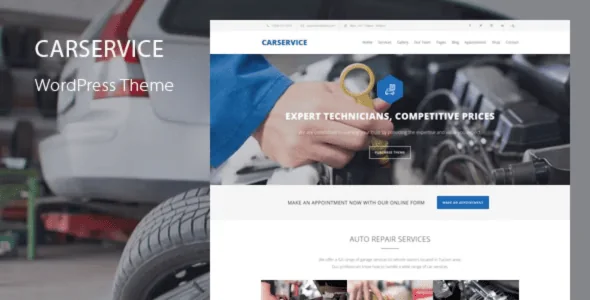 Car Service WordPress Theme Free Download v7.8