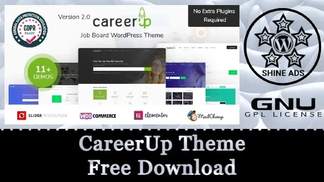 CareerUp Theme Free Download v2.3.47
