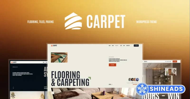 Carpet – Flooring, Tiles, and Paving Business WordPress Theme Free Download 1.4.0