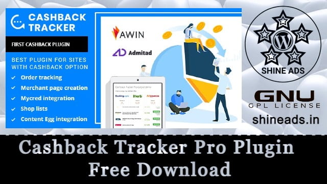 Cashback Tracker Pro Plugin Free Download v2.6.4