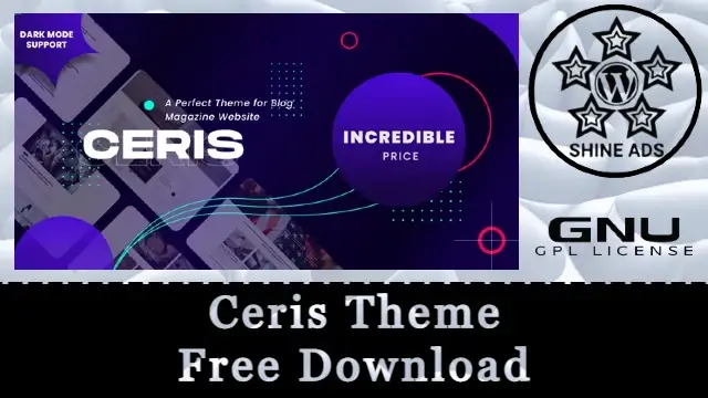 Ceris Theme Free Download v5.4