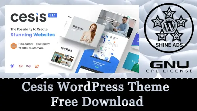 Cesis WordPress Theme Free Download v1.8.72