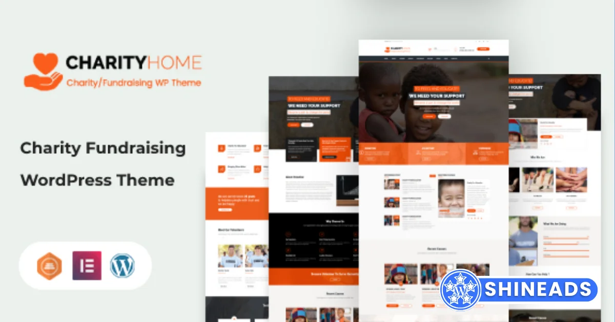 Charity Home – Fundraising WordPress Theme  Free Download v1.0
