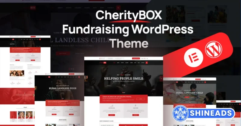 CharityBOX- Fundraising WordPress Theme Free Download 3.0