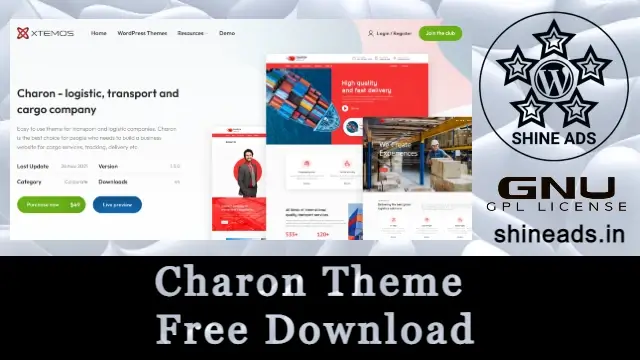 Charon Theme Free Download v1.3.1