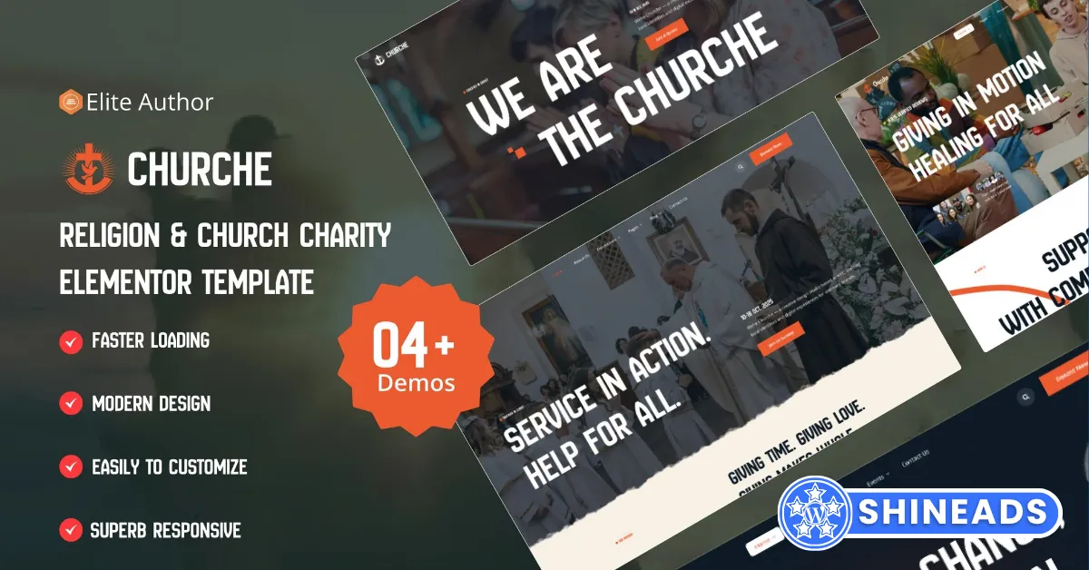 Churche – Religion & Church WordPress Theme Free Download v1.0.0