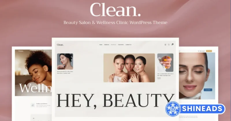 Clean – Beauty Salon & Wellness Clinic WordPress theme Free Download 1.1.0