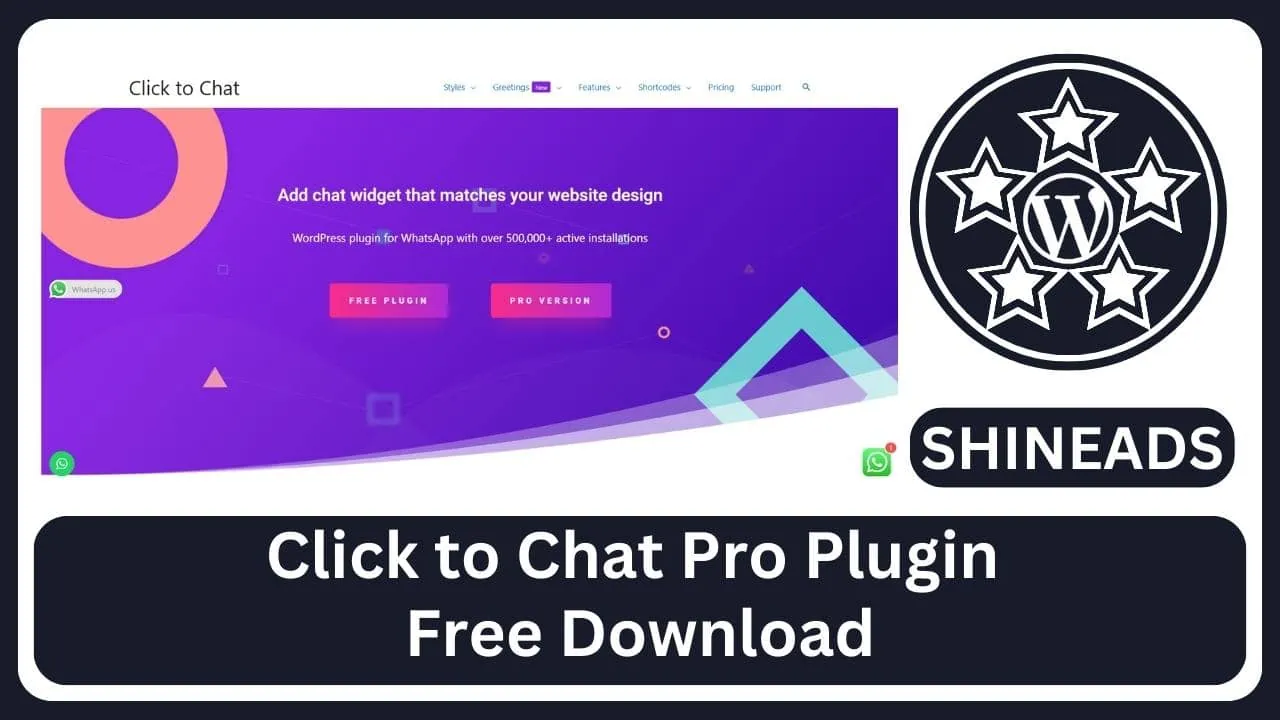 Click to Chat Pro Plugin + v1.9 Free Download v3.30.1