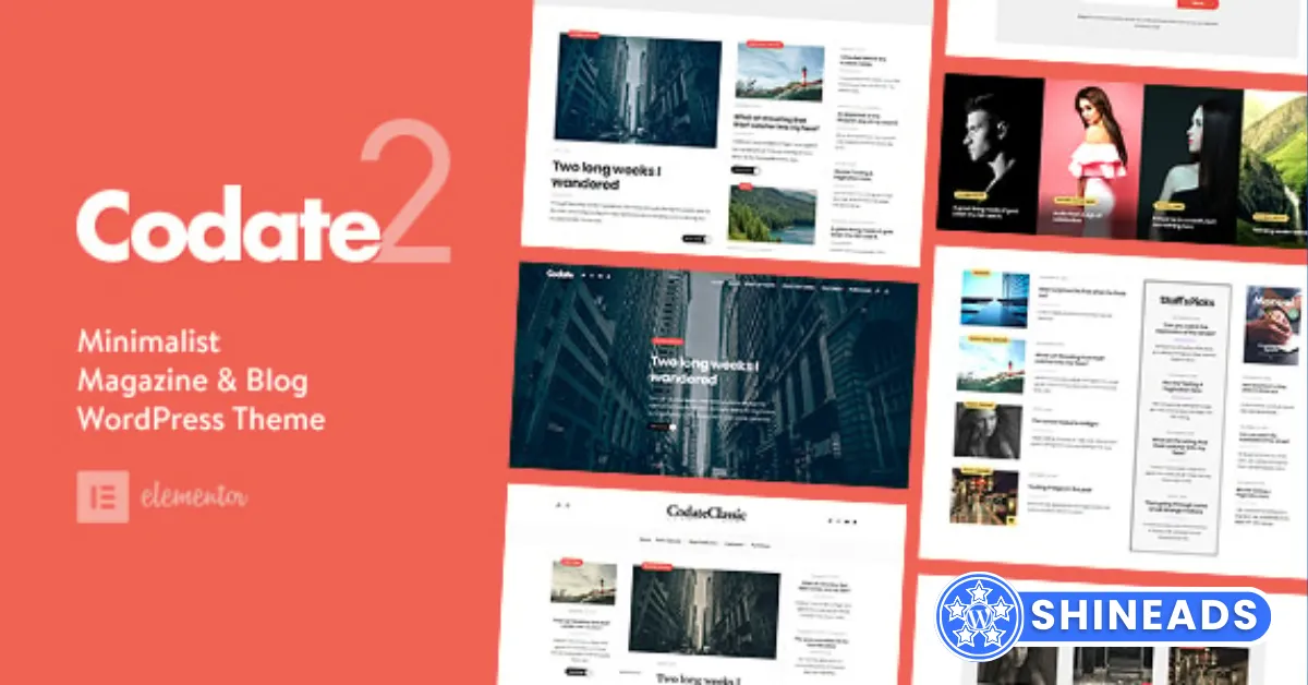 Codate – Modern Magazine and Blog WordPress Theme Free Download v2.0