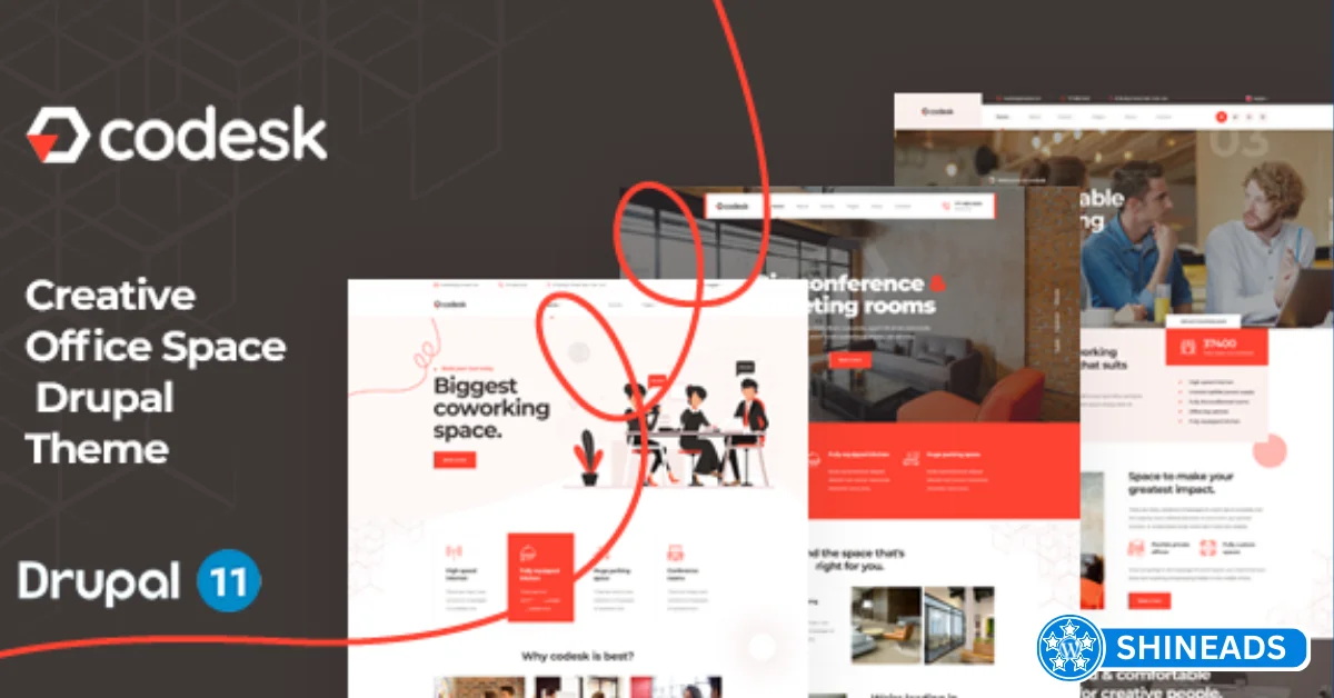 Codesk Theme – Creative Office Space WordPress Theme Free Download v1.2.2