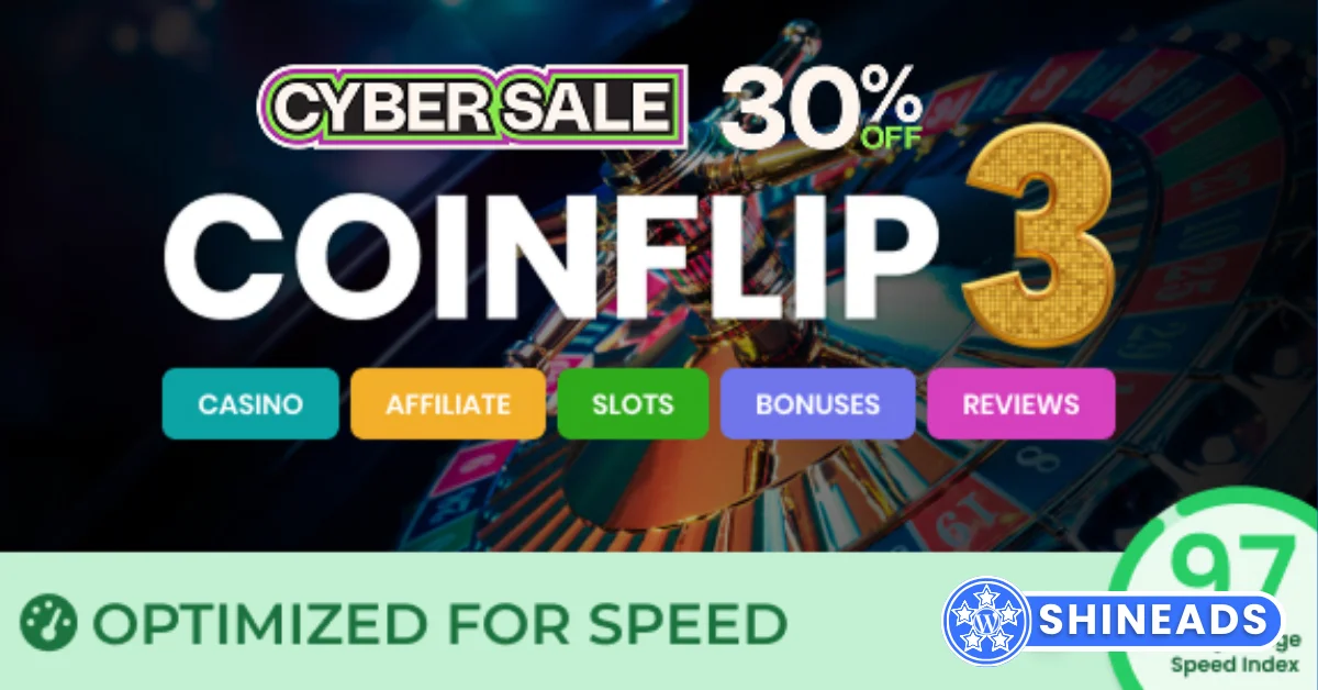 Coinflip Theme – Casino Affiliate & Gambling Theme Free Download v3.9.2
