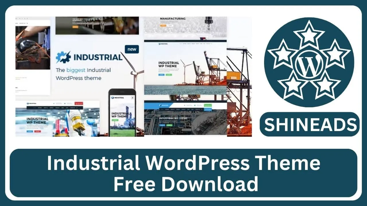 Industrial WordPress Theme Free Download v1.8.1