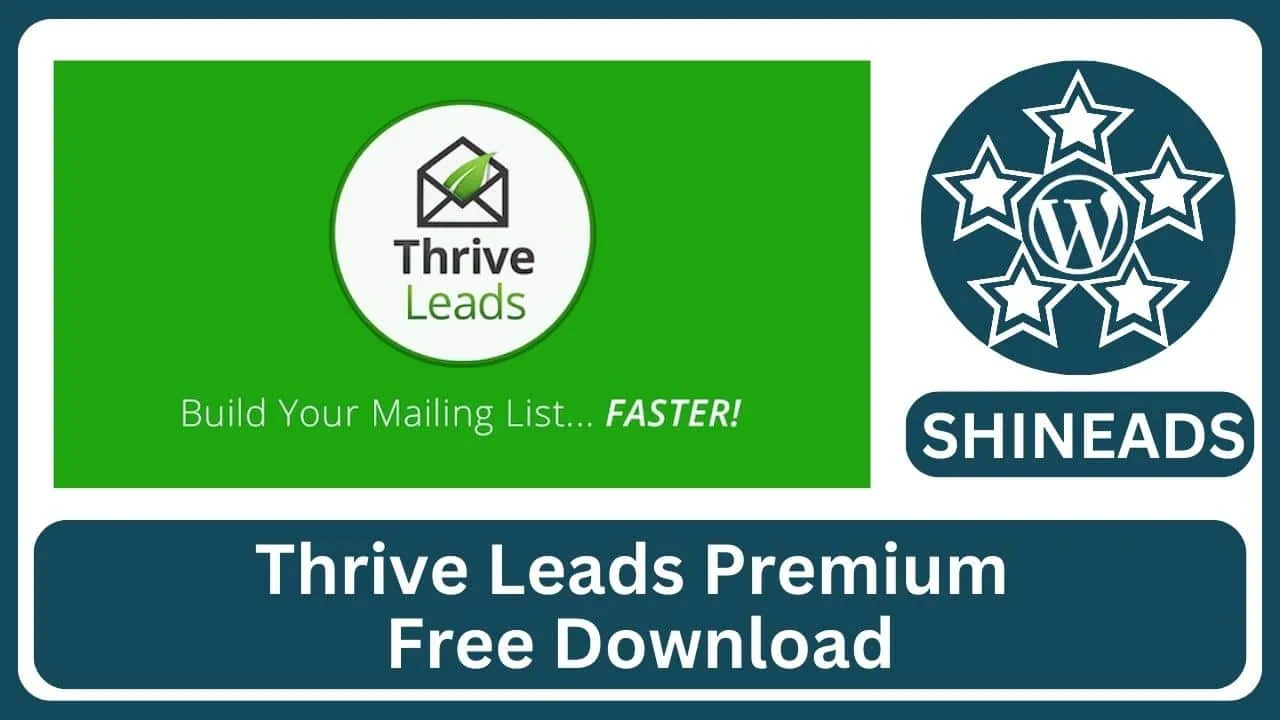 Thrive Leads Premium Free Download v10.9.4