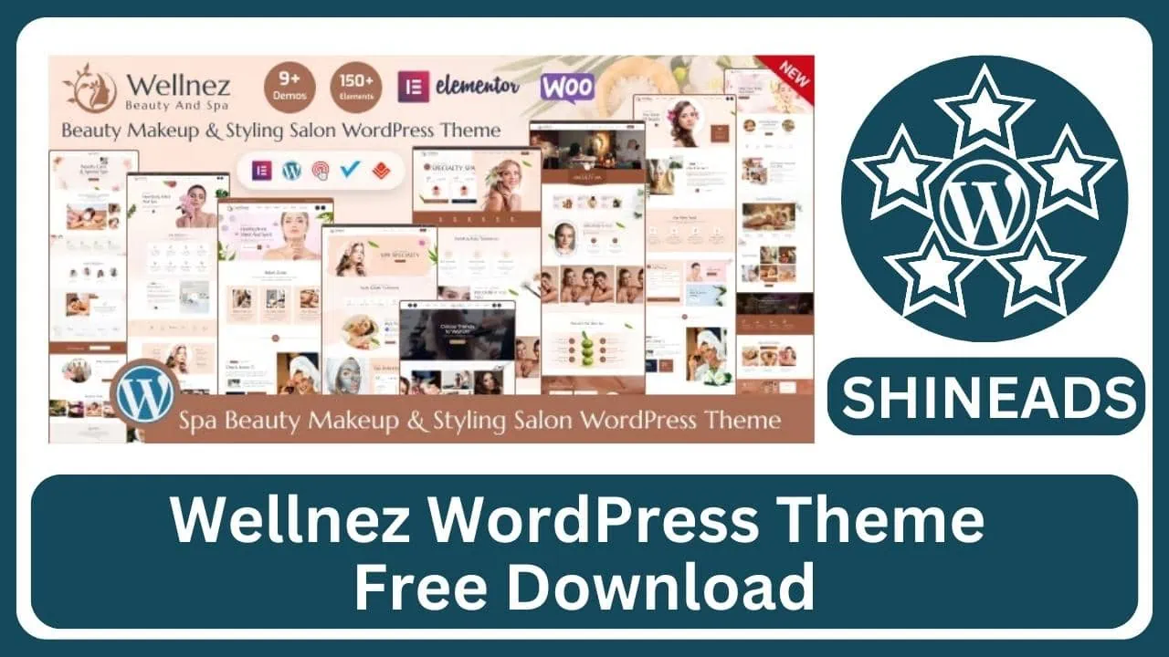 Wellnez – Beauty Spa & Wellness Salon WordPress Theme Free Download v2.3.4