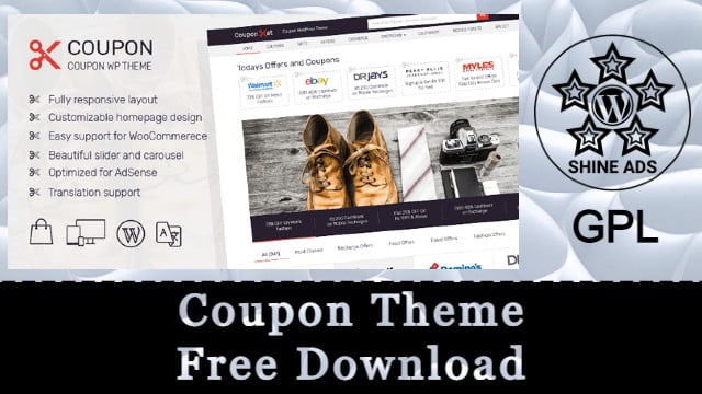 Coupon Theme Free Download v2.1.12
