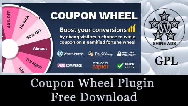 Coupon Wheel Plugin Free Download v3.6.0
