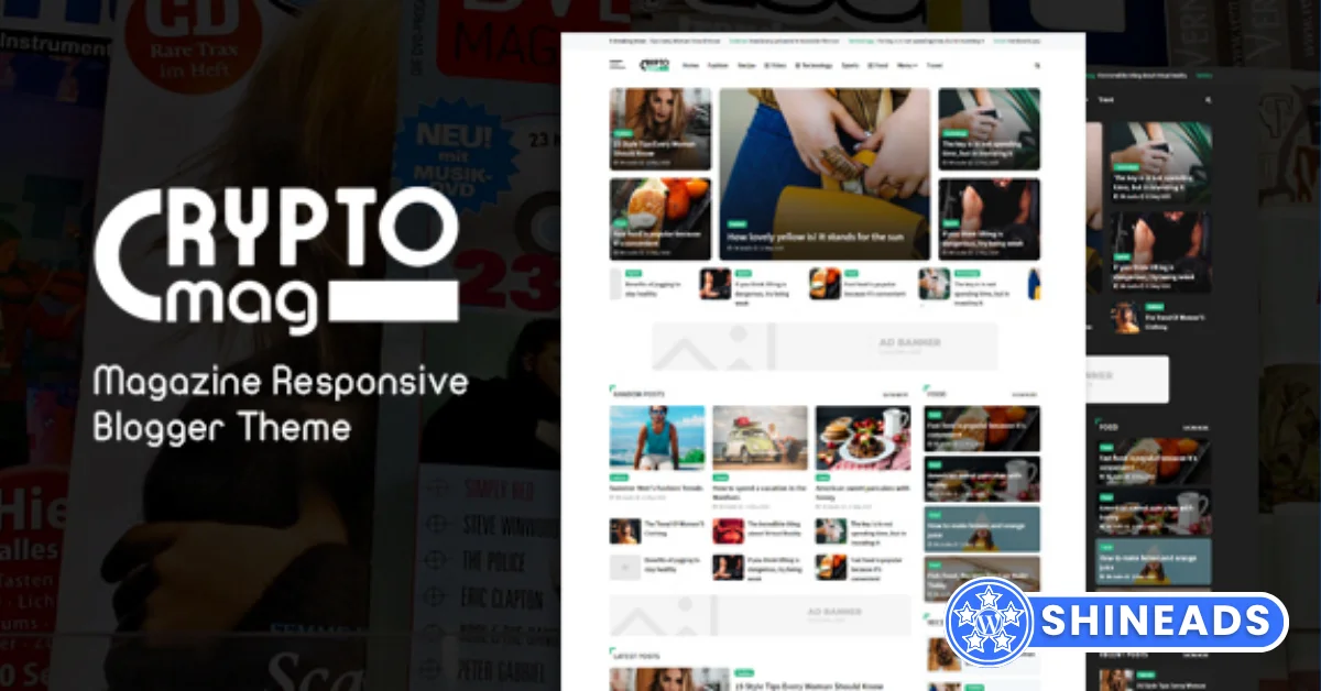 Crypto Mag – Magazine Responsive Blogger Theme  Free Download v1.0