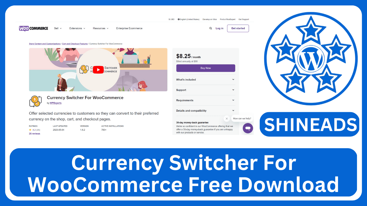 Currency Switcher For WooCommerce Free Download v2.0.4