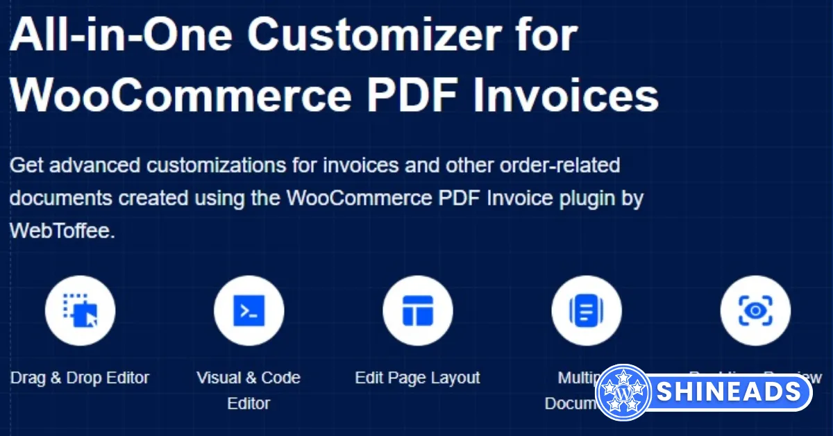 Customizer For WooCommerce PDF Invoices By WebToffee Free Download v1.7.2