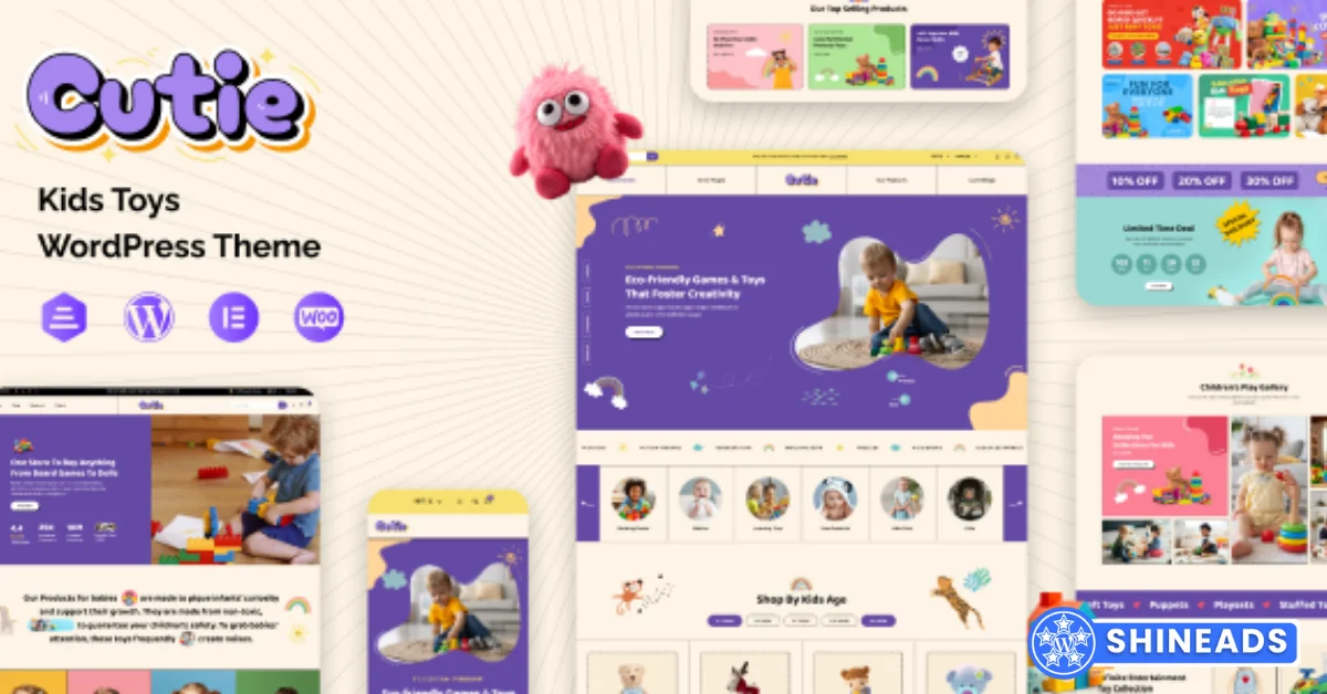 Cutie – Children School, Toys Store Theme Free Download v1.0.7