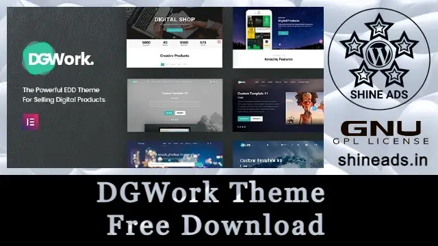 DGWork Theme Free Download v1.8.9.1