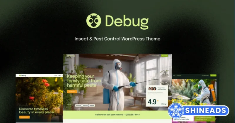 Debug – Insect & Pest Control WordPress Theme Free Download 1.5.0
