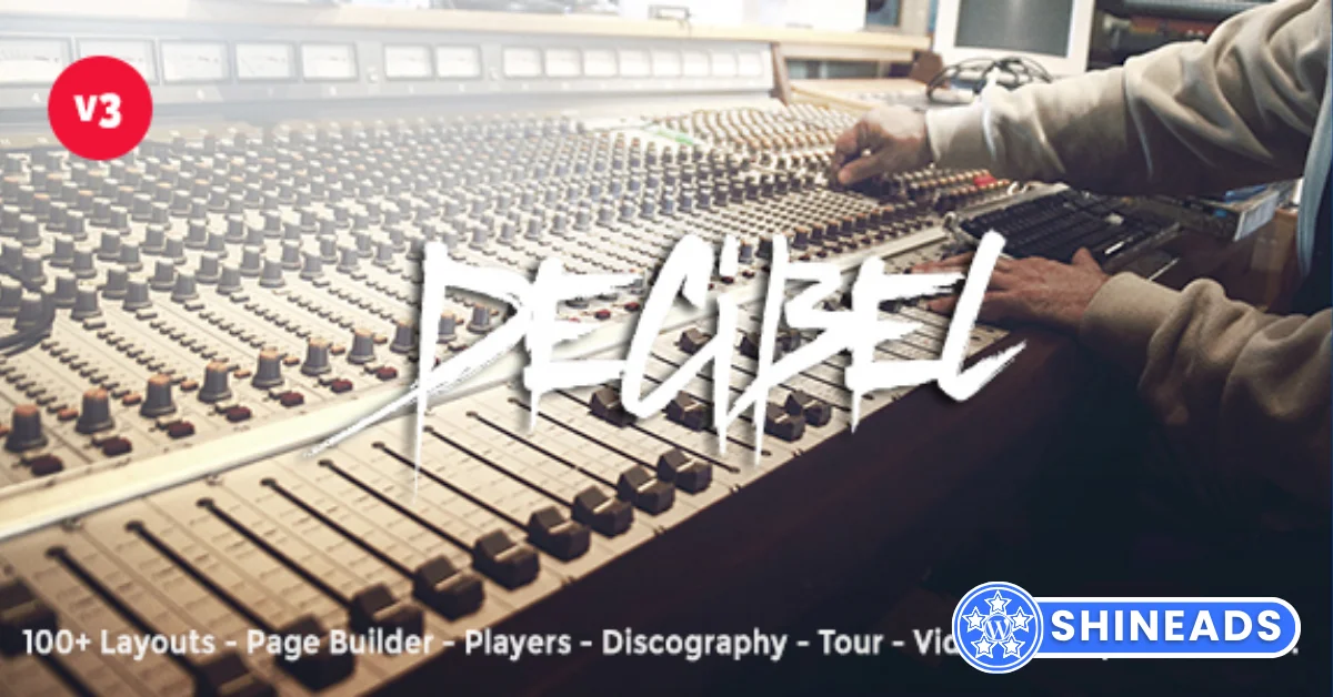 Decibel – Professional Music WordPress Theme  Free Download v3.8.80