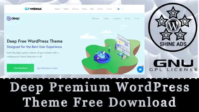 Deep Premium WordPress Theme Free Download v5.1.7