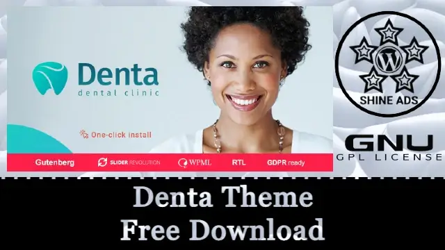Denta Theme Free Download v1.2.7