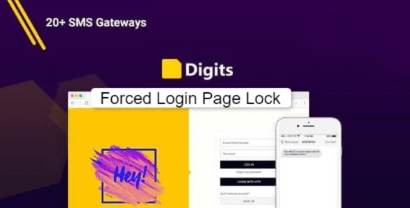 Digits Forced Login Page Lock Free Download v3.0