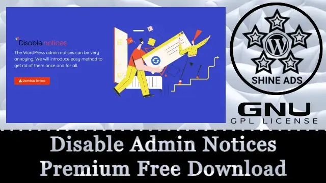 Disable Admin Notices Premium Free Download v1.1.0