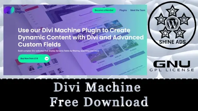 Divi Machine Free Download v6.5.4