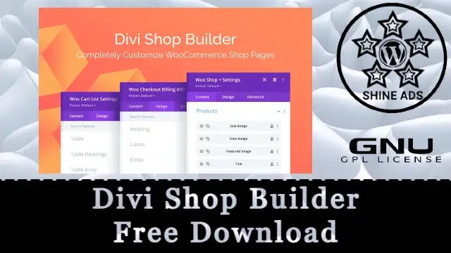 Divi Shop Builder Free Download v2.0.25