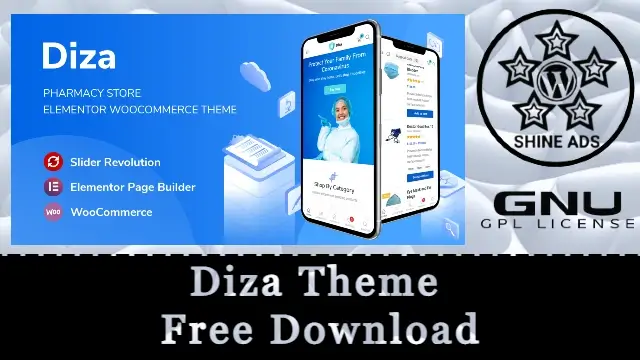 Diza Theme Free Download v1.3.18