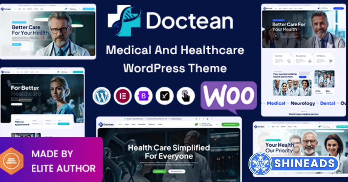 Doctean – Medical And Healthcare WordPress Theme  Free Download v2.9.0