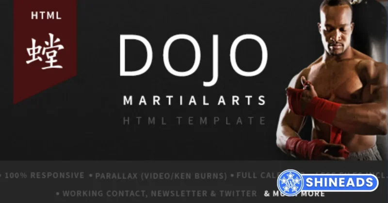 Dojo – Martial Arts HTML Template Free Download 1.4