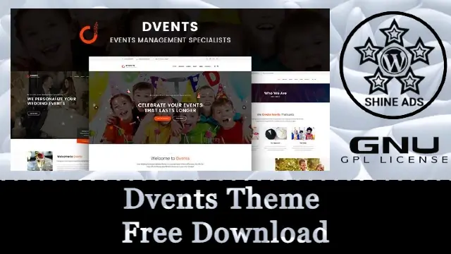 Dvents Theme Free Download v1.3.1