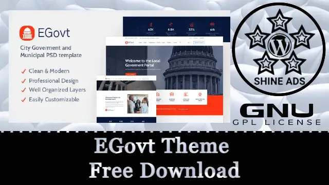 EGovt Theme Free Download v1.6.6