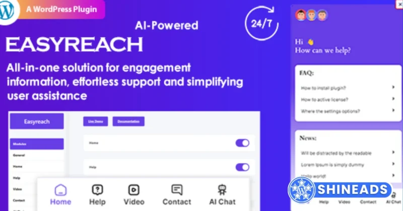 EasyReach – OpenAI Powered AI Chatbot, engage, convert and customer support solution Free Download 1.1.1