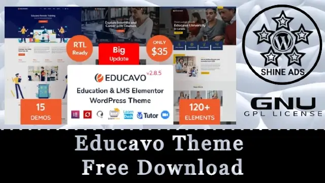 Educavo Theme Free Download v3.4.3