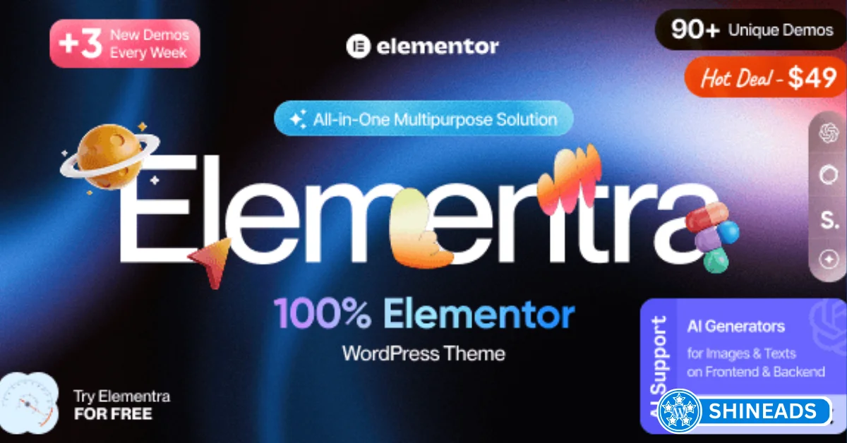 Elementra – 100% Elementor WordPress Theme  Free Download v1.1.1