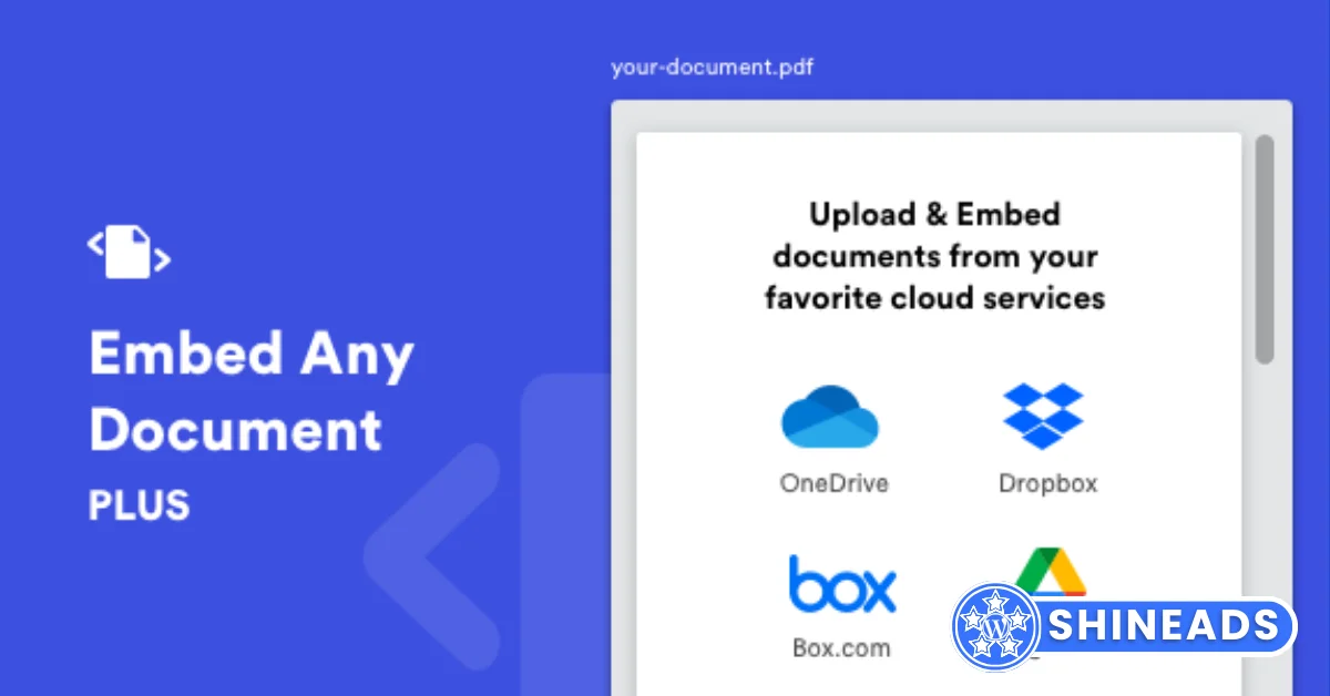 Embed Any Document Plus – WordPress Plugin Free Download v2.8.9