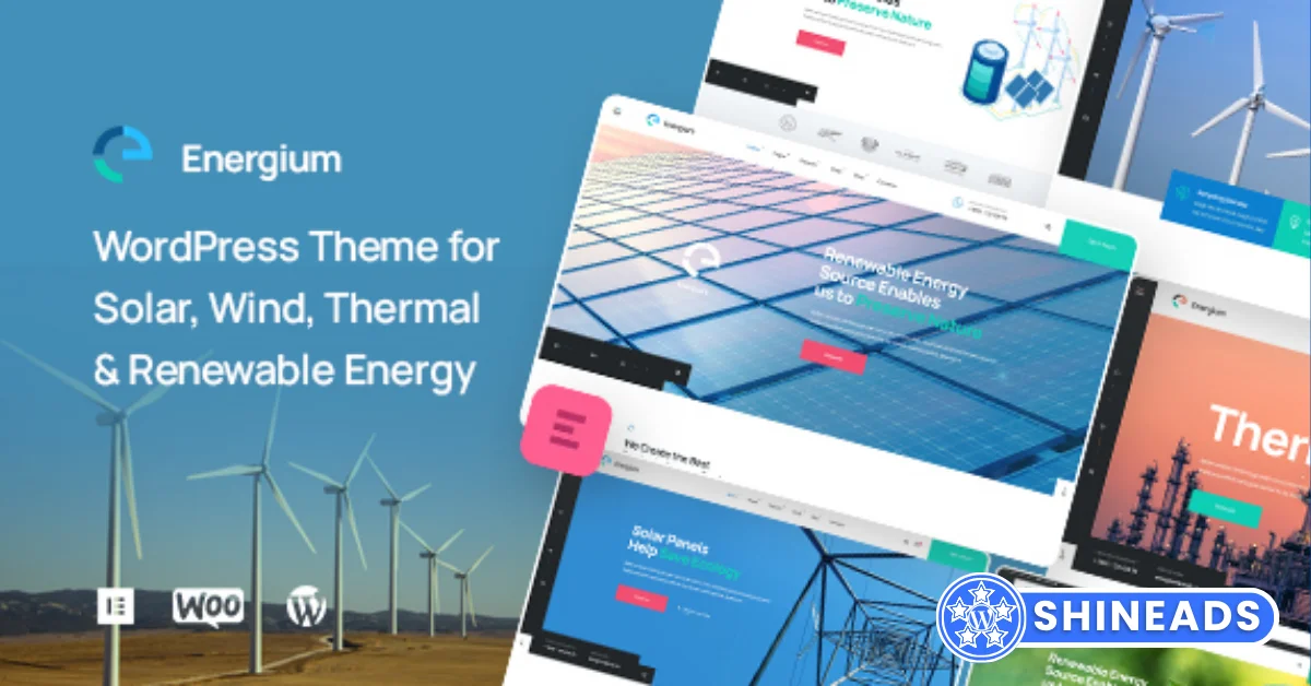 Energium | Alternative & Renewable Energy WordPress Theme  Free Download v1.0.16