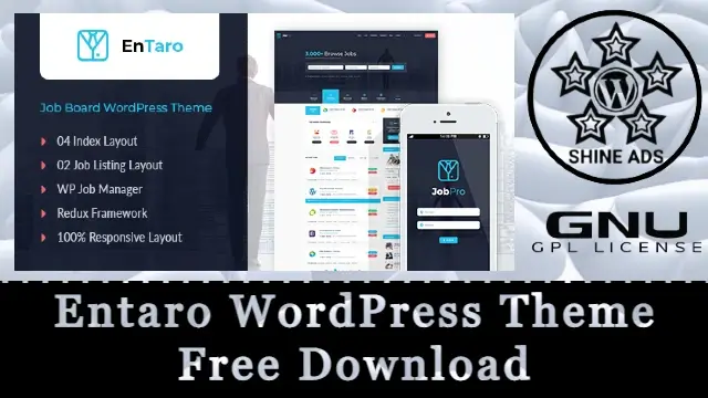 Entaro WordPress Theme Free Download v3.30