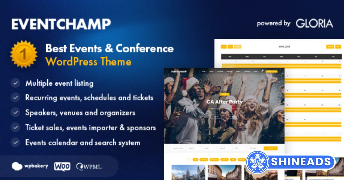 Eventchamp Theme – Multiple Events & Conference Theme Free Download v2.2.3
