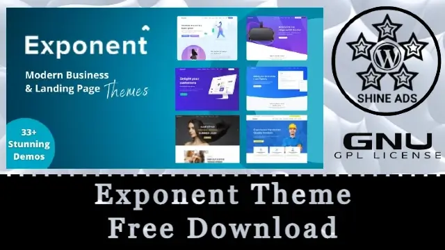Exponent Theme Free Download v1.3.1.0