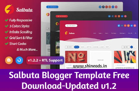 Salbuta Blogger Template Free Download