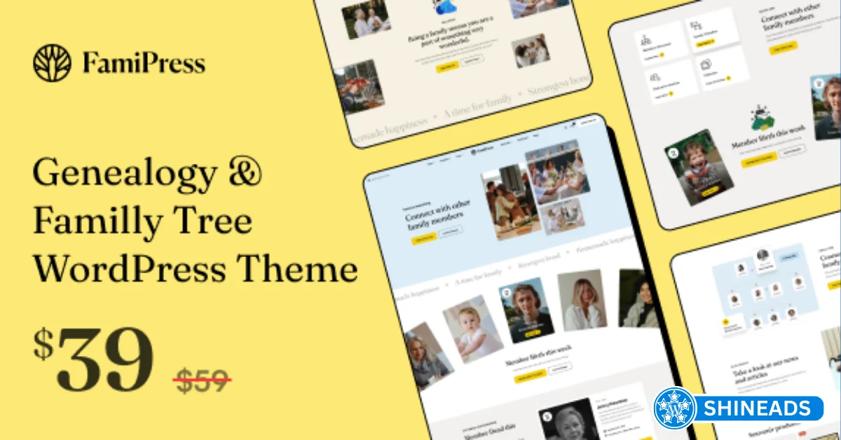 FamiPress – Genealogy & Family Tree WordPress Theme  Free Download v1.1.9